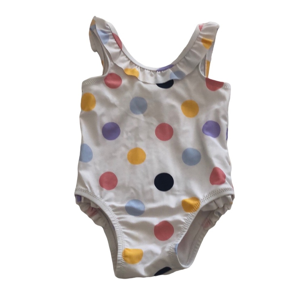 Polka dot baby swim suit